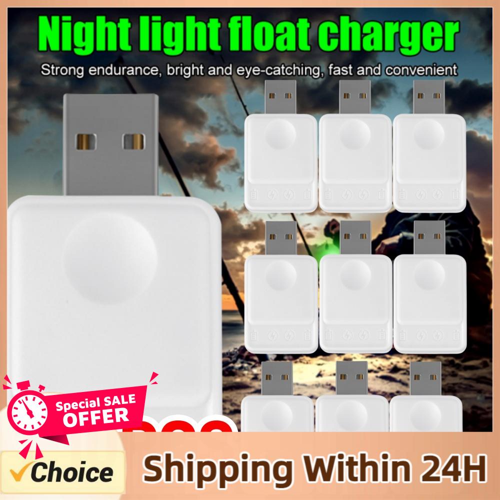 Fish Finder Charger - Galleggiante da Pesca Luminoso Ricaricabile con