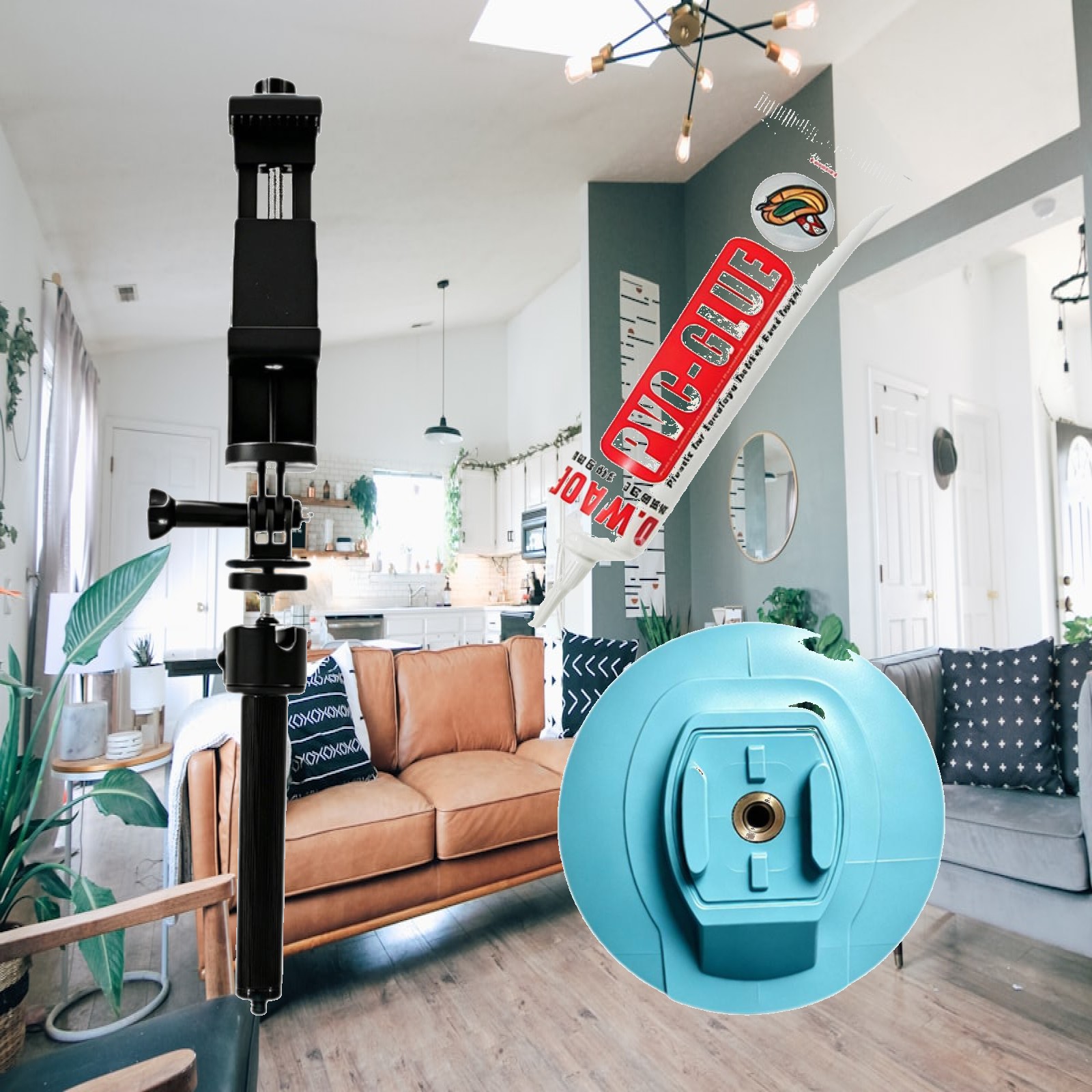 Fishing Camera - Supporto per Telefono da Kayak, Supporto