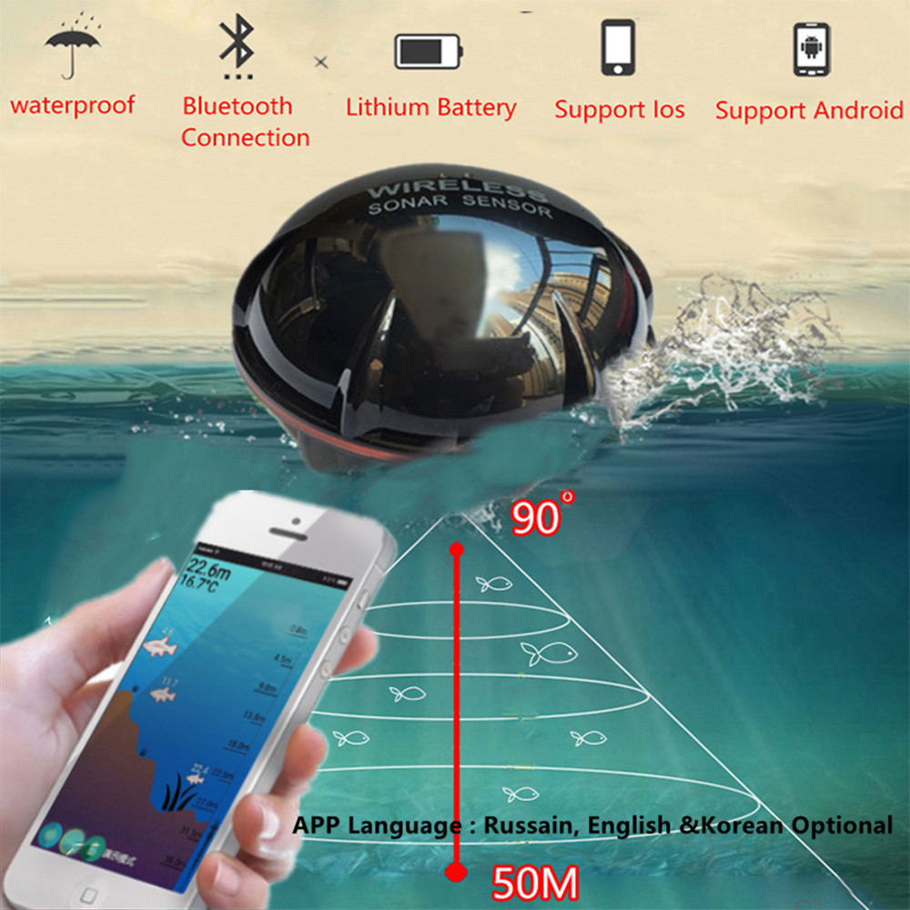 PUPOPAN 100M Brand New Smart P - Fish Finder Transducer recensione e prezzo