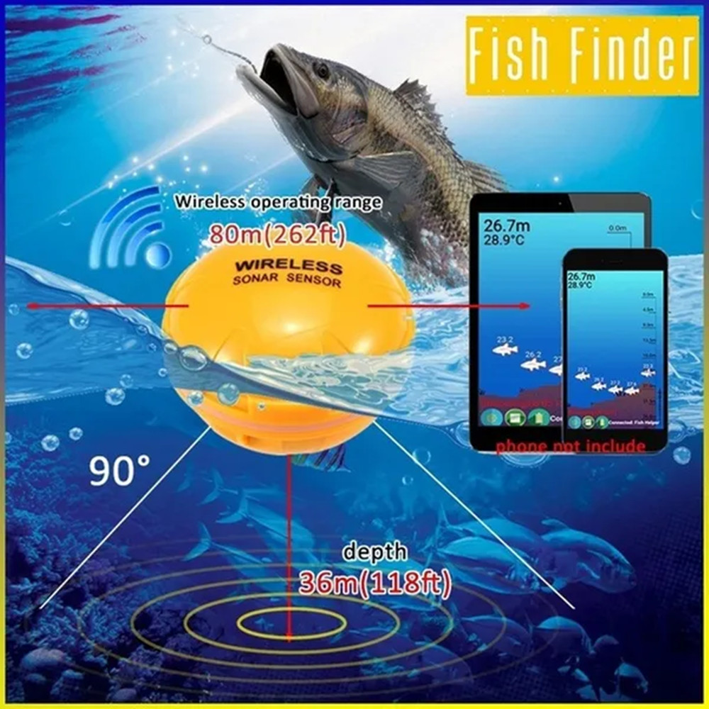 PUPOPAN 100M Brand New Smart P - Fish Finder Transducer recensione e prezzo