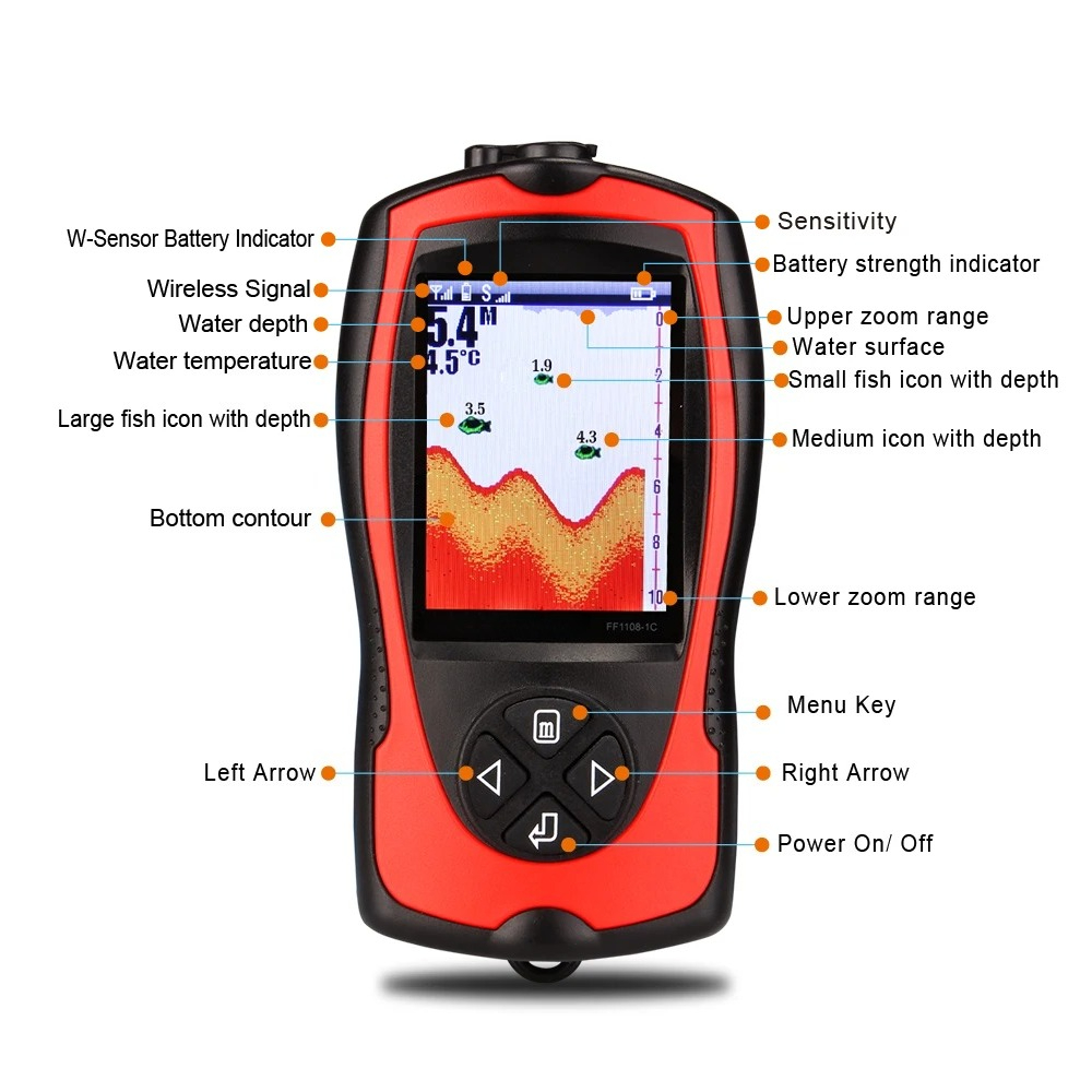 Ecoscandaglio cablato ad alta  - Fish Finder recensione e prezzo