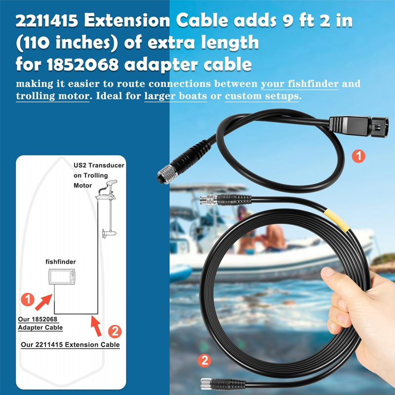 1852068 MKR-US2-8 Cavo Adattat - Fish Finder Transducer recensione e prezzo
