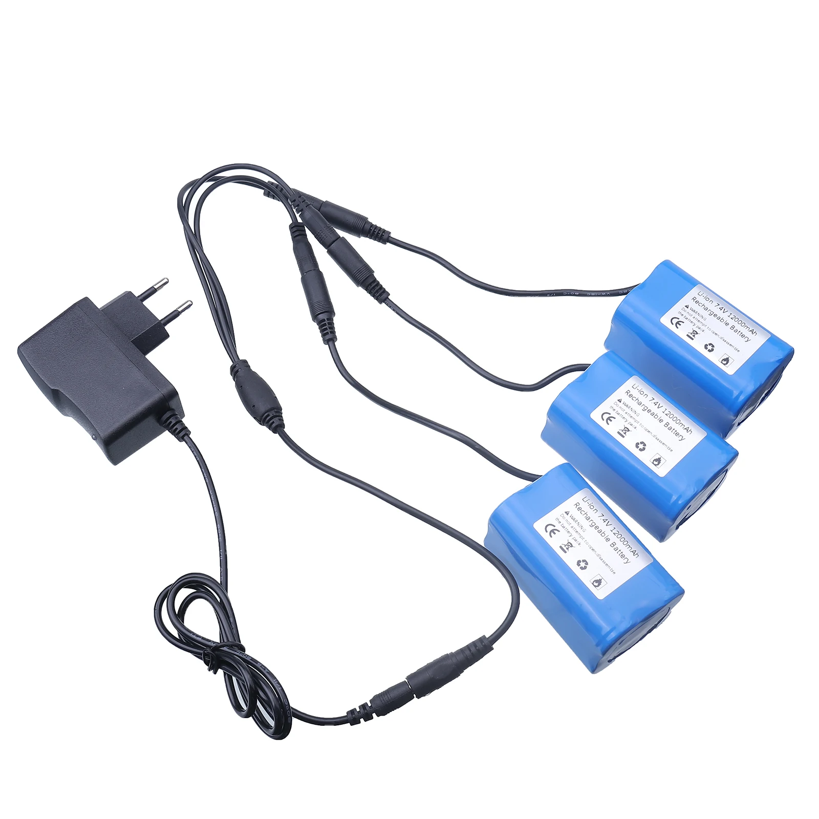 Batteria 7.4V 12000mAh con Car - Fish Finder Charger recensione e prezzo